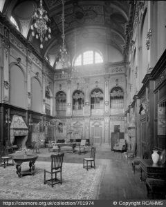 Great Hall, Craig House, photographed in 1895