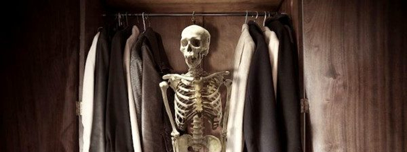 skeleton in the closet